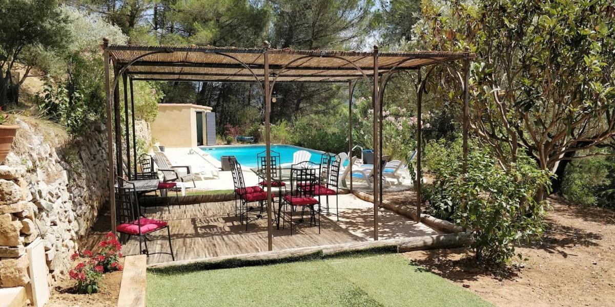 Villa Cigalons En Pleine Pinede Avec Piscine Chauffee De Mai A Septembre Auriol 외부 사진